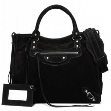 Balenciaga Baby Daim Velo Antracita/Argente