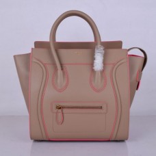Bolso tote grande Celine color rosa albaricoque de 30 cm