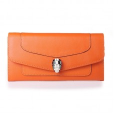 Cartera Bvlgari Serpenti Original de piel naranja 201302