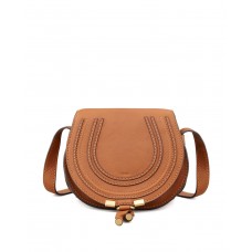 Bolso bandolera pequeño Chloe Marcie color camel Bolso bandolera pequeño Chloe Marcie color camel