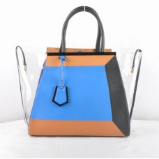Bolso Fendi 2Jours azul transparente de PVC Bolso Fendi 2Jours azul transparente de PVC