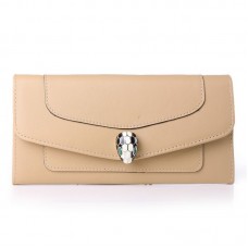 Cartera Bvlgari Serpenti Original de piel color albaricoque 201302