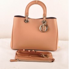 Bolso mediano Dior Diorissimo color camel, piel original (herrajes dorados) 603