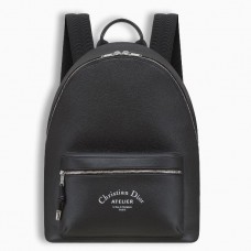 Mochila Dior Rider en piel de becerro negra