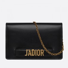 Cartera con cadena Dior J'Adior negra