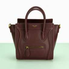 Bolsas de vino Celine Small Luggage Tote de 20 cm