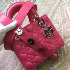Bolso Dior My Lady Dior en piel de cordero color rosa. Bolso Dior My Lady Dior en piel de cordero color rosa.