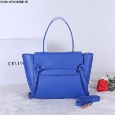 Riñonera Celine de piel de becerro natural azul Riñonera Celine de piel de becerro natural azul