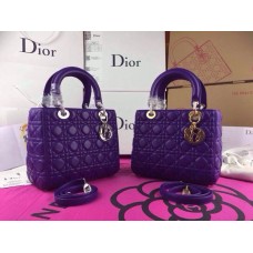 Bolso Dior Lady Default morado AAA