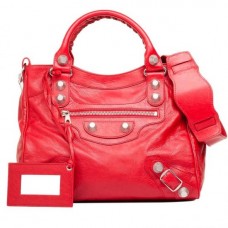 Balenciaga Giant 21 Plata Velo Coquelicot