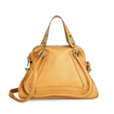 Bolso tote mediano Chloe Paraty color teca